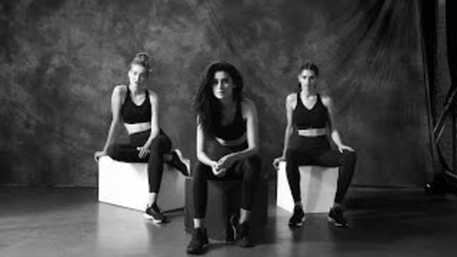 Равшана Куркова, Дарья Малыгина и Мария Миногарова в кампании Pure Move Bra