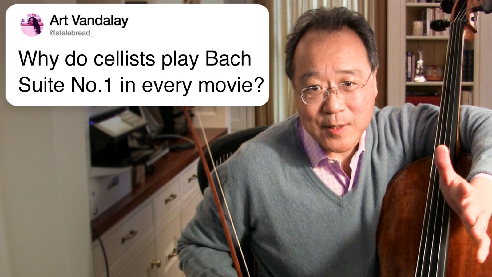Yo-Yo Ma Answers Cello Questions From Twitter