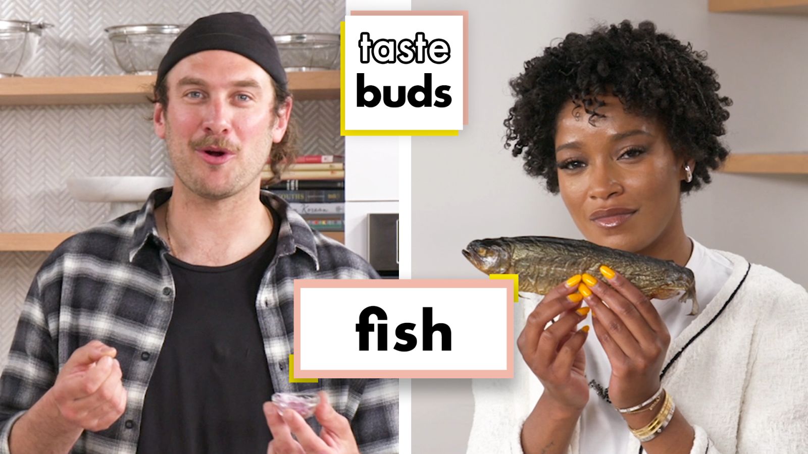 Keke Palmer & Brad Try 6 Types of Fish