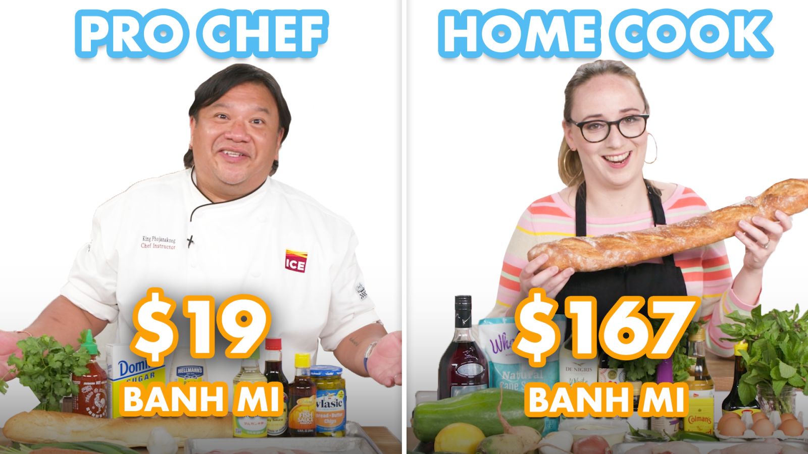 $167 vs $19 Banh Mi: Pro Chef & Home Cook Swap Ingredients