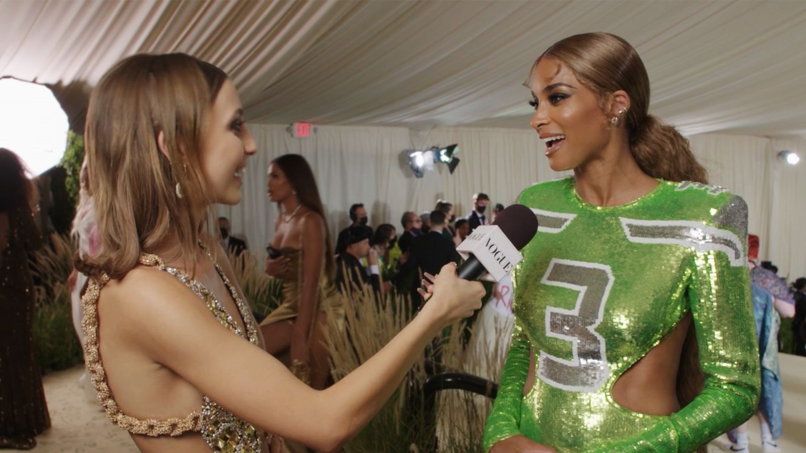 Ciara
s Enchanting NFL Met Gala Homage