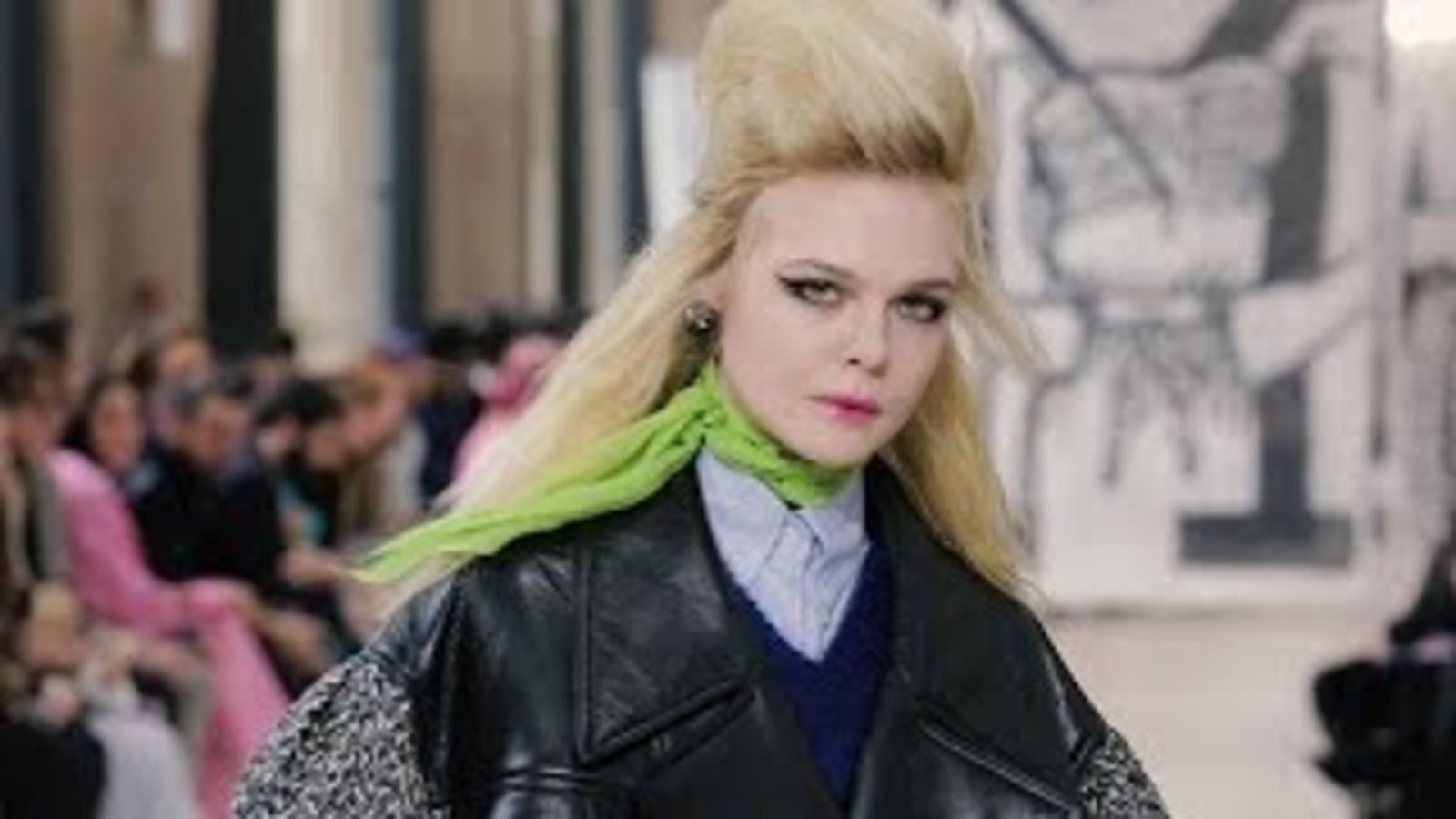 Актриса Эль Фэннинг дебютировала на шоу Miu Miu