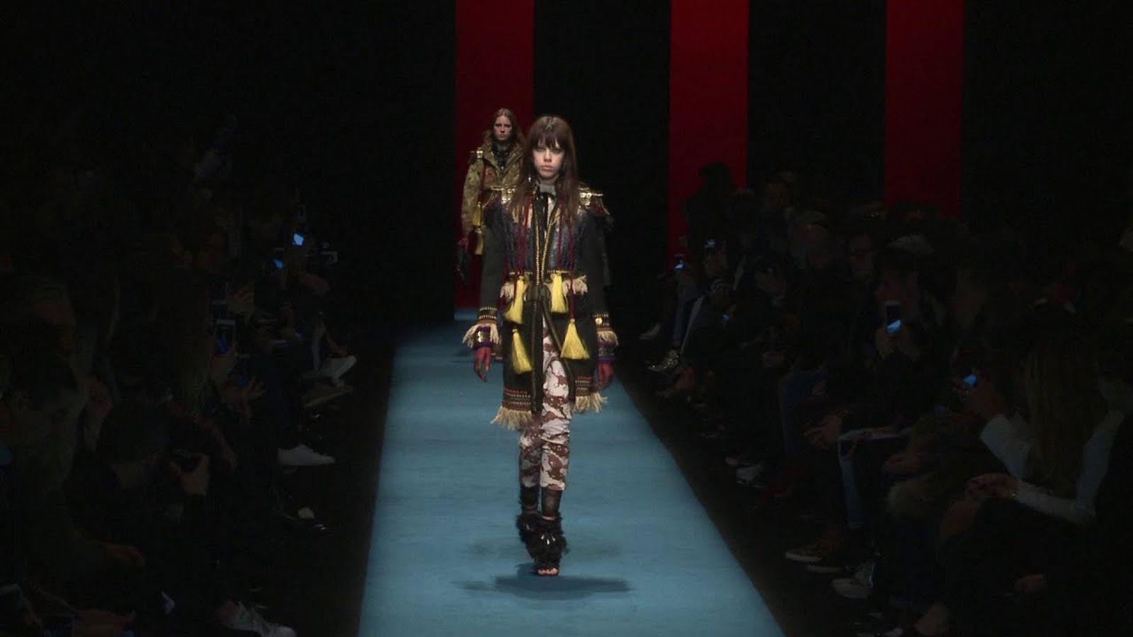Камуфляж, эполеты и доспехи самураев в&nbsp;новой коллекции Dsquared2