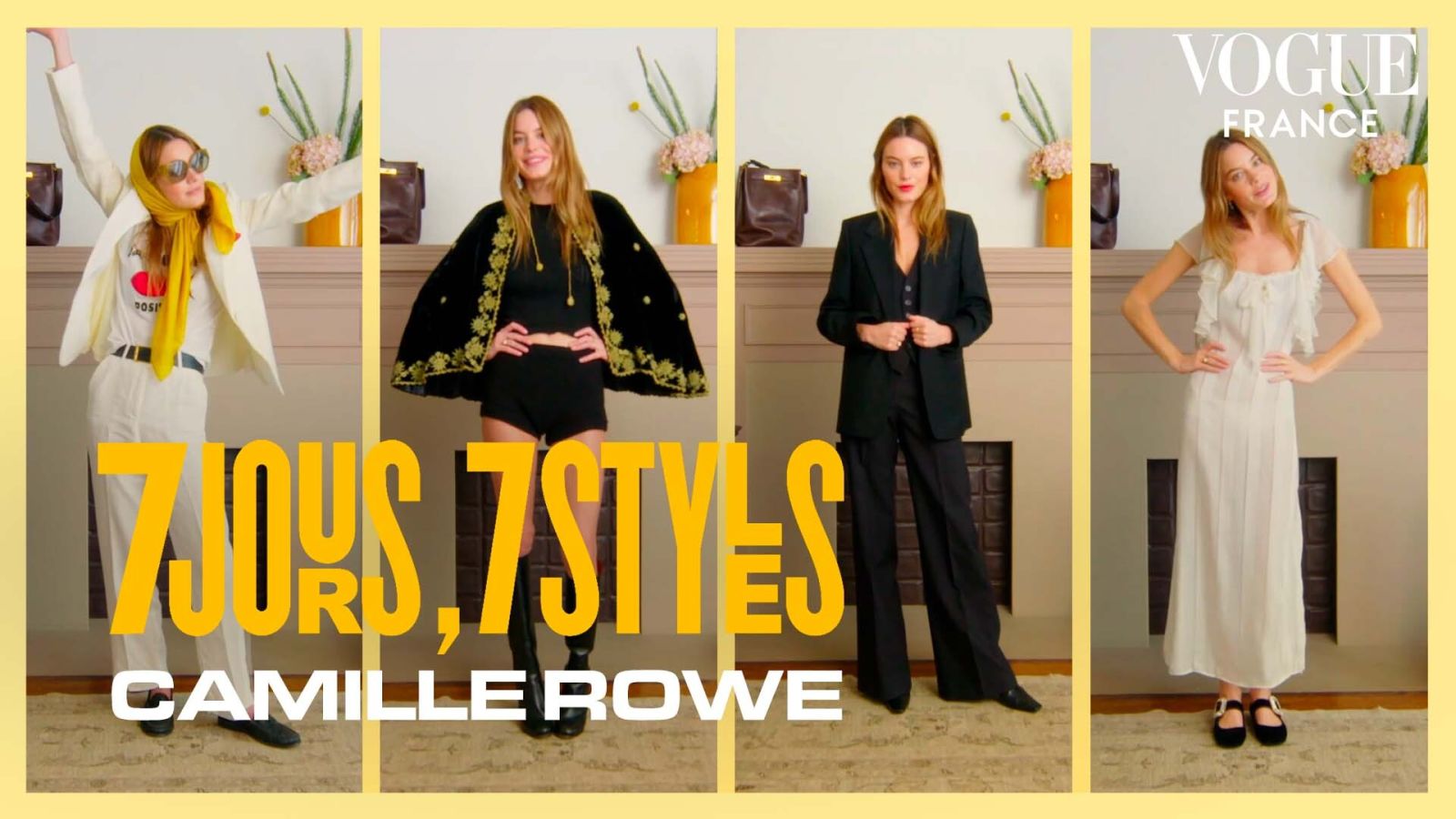 Comment Camille Rowe s'habille-t-elle chaque jour ?