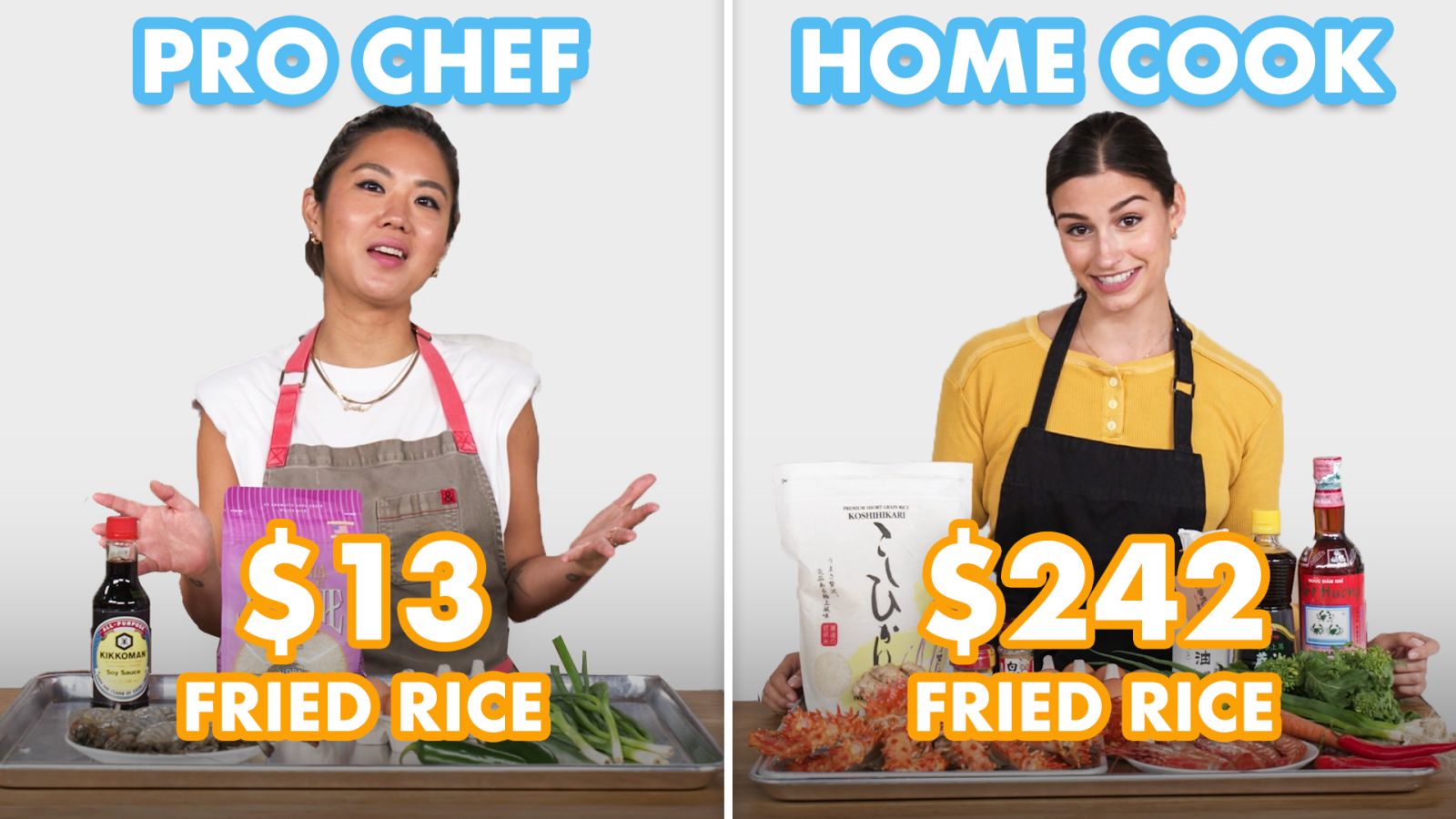 $242 vs $13 Fried Rice: Pro Chef & Home Cook Swap Ingredients
