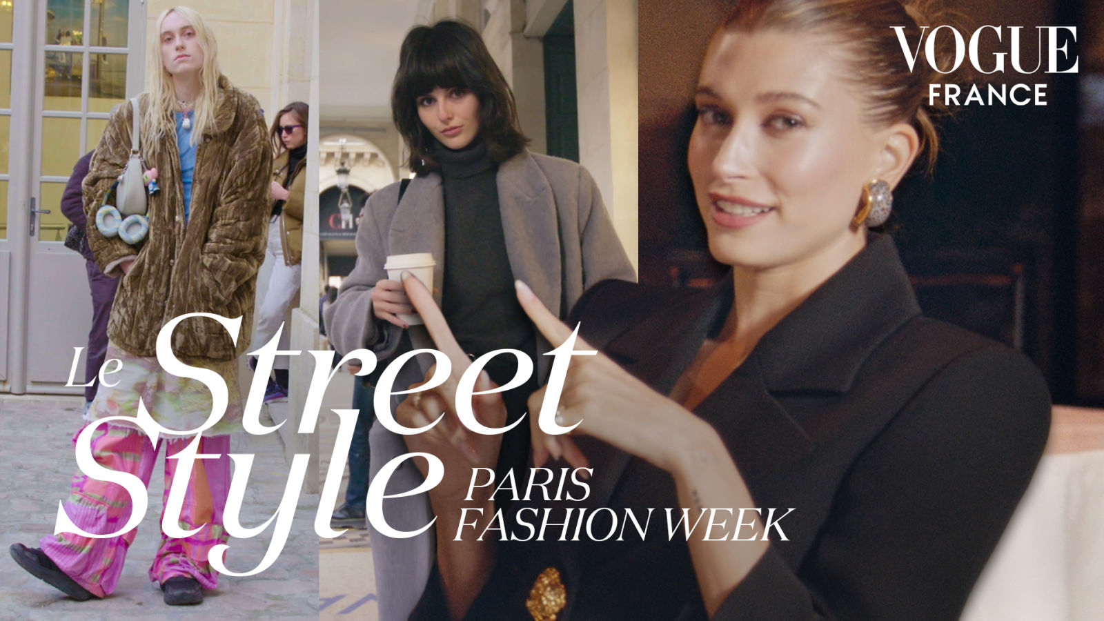 Hailey Bieber décrypte les looks parisiens de la Fashion Week | LE STREET STYLE