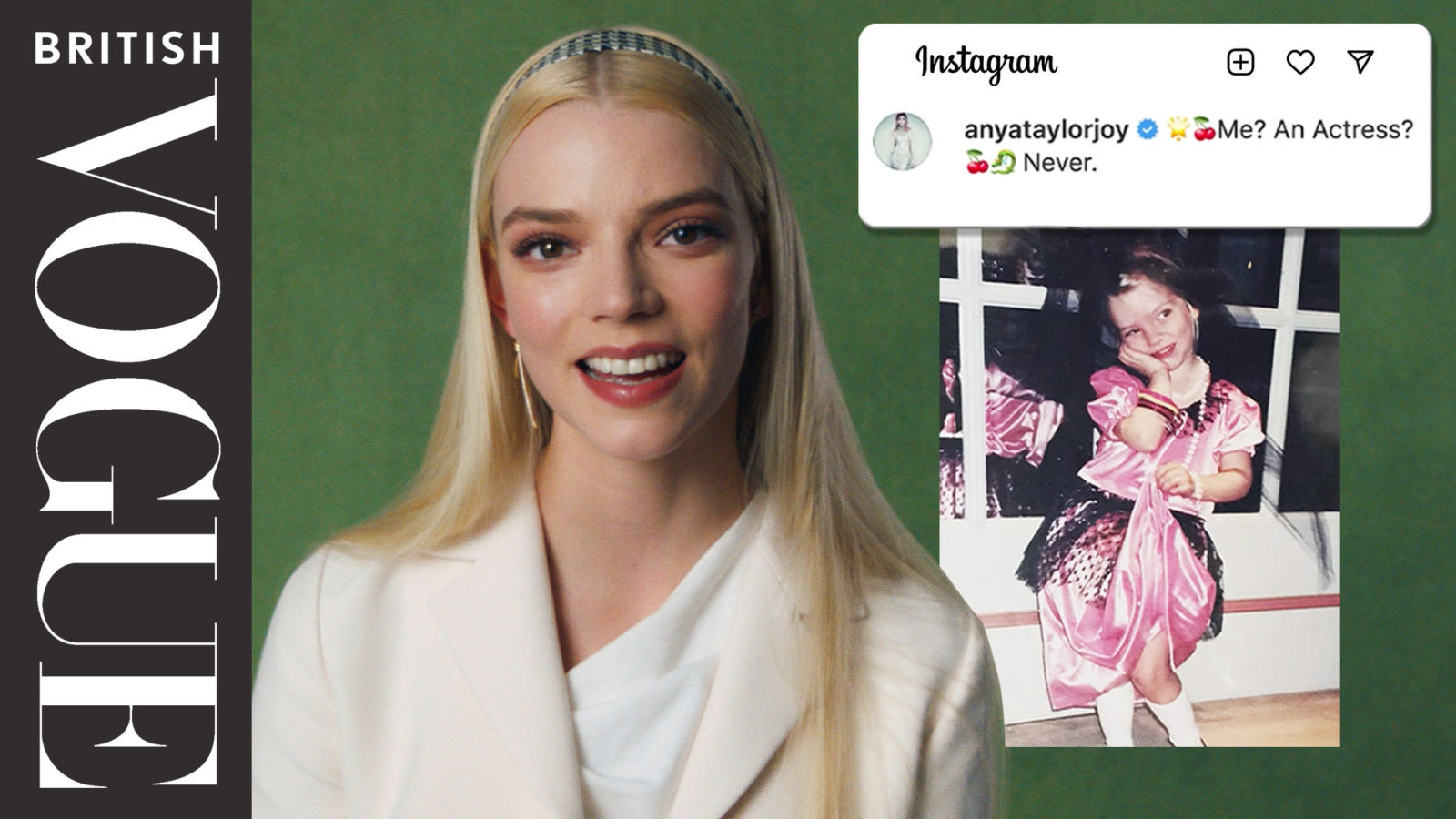 Anya Taylor-Joy on Shooting Peaky Blinders & 14 Other Instagram Photos | British Vogue