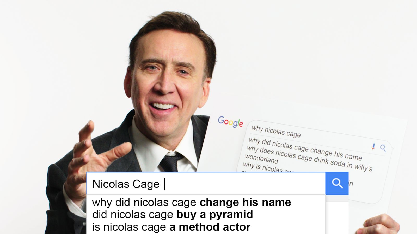 Nicolas Cage Answers the Web's Most Searched Questions