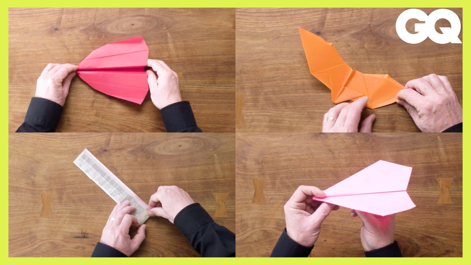 會迴旋的紙飛機怎麼摺？專家教你5種特殊紙飛機摺法，這款還破世界紀錄！ How to Fold Five Incredible Paper Airplanes｜科普長知識｜GQ Taiwan