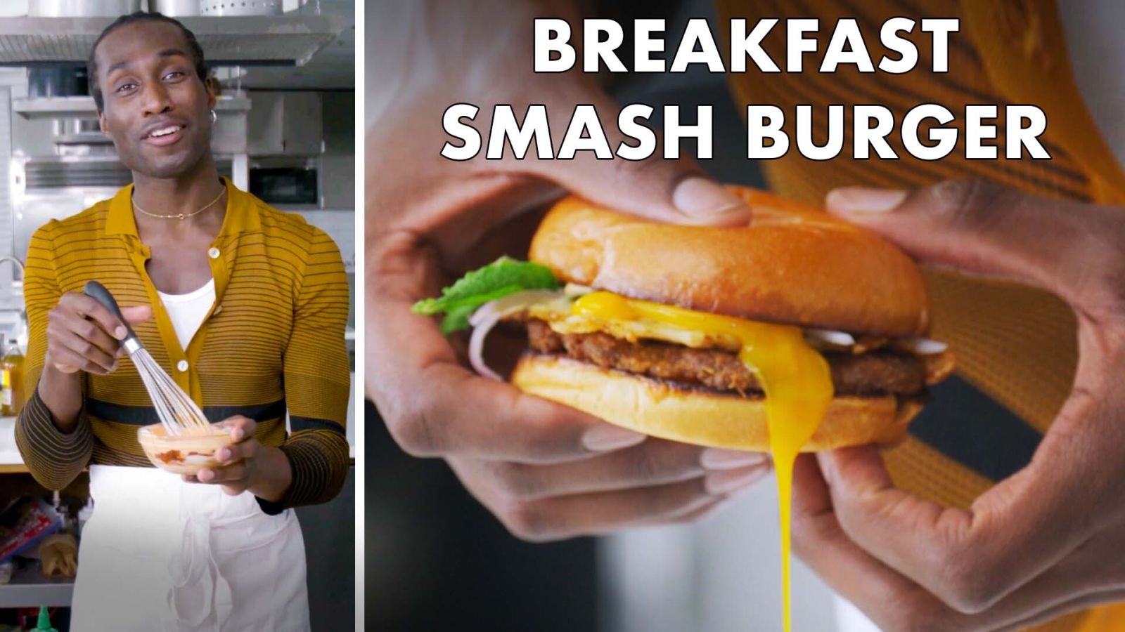 DeVonn Makes Breakfast Smash Burgers