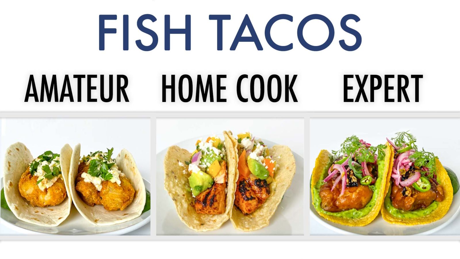 4 Levels of Fish Tacos: Amateur to Food Scientist