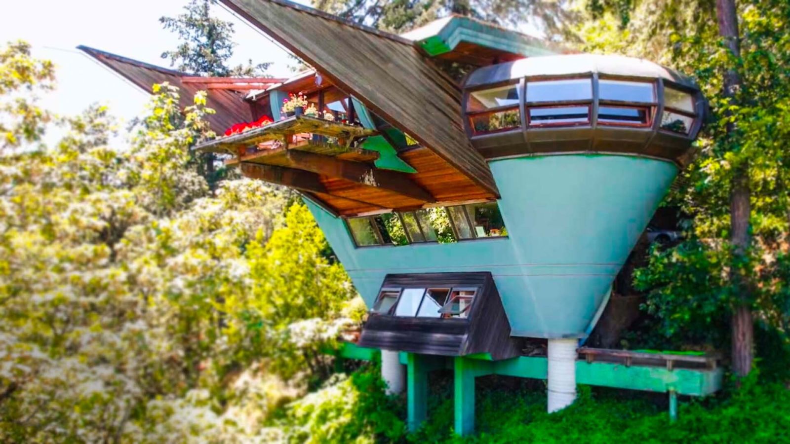 Inside An Architect's Retro Treetop Home