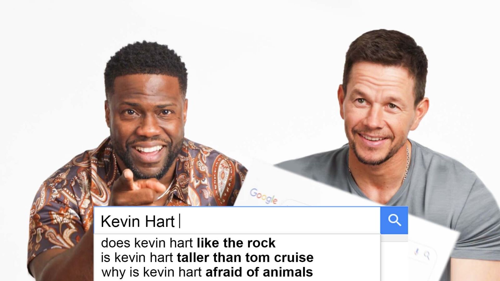 Kevin Hart & Mark Wahlberg Answer the Web's Most Searched Questions