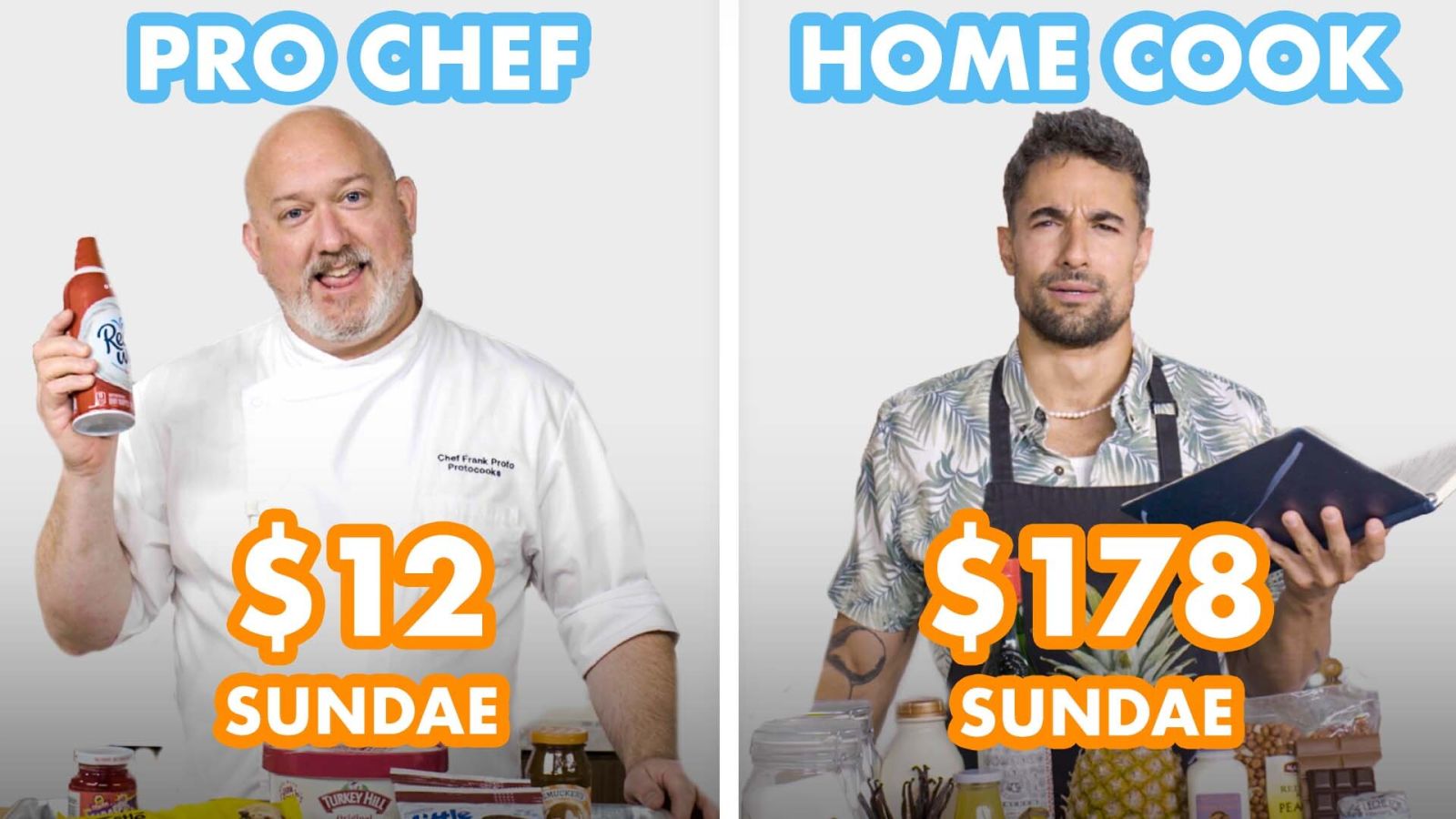 $178 vs $12 Sundae: Pro Chef & Home Cook Swap Ingredients