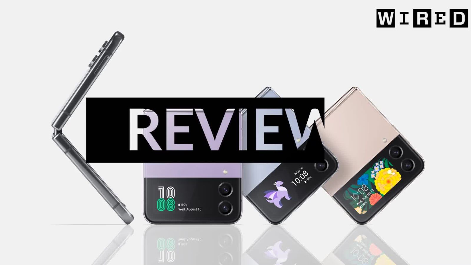 Wired: la recensione in 60 secondi di Samsung Galaxy Z Flip4