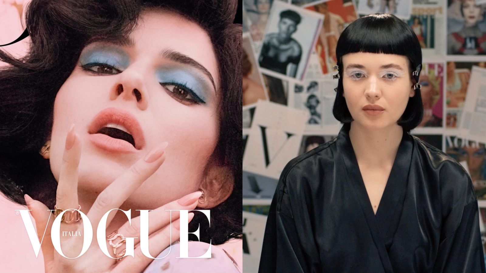 60 anni di bellezza attraverso 6 look che ripercorrono le copertine di Vogue Italia