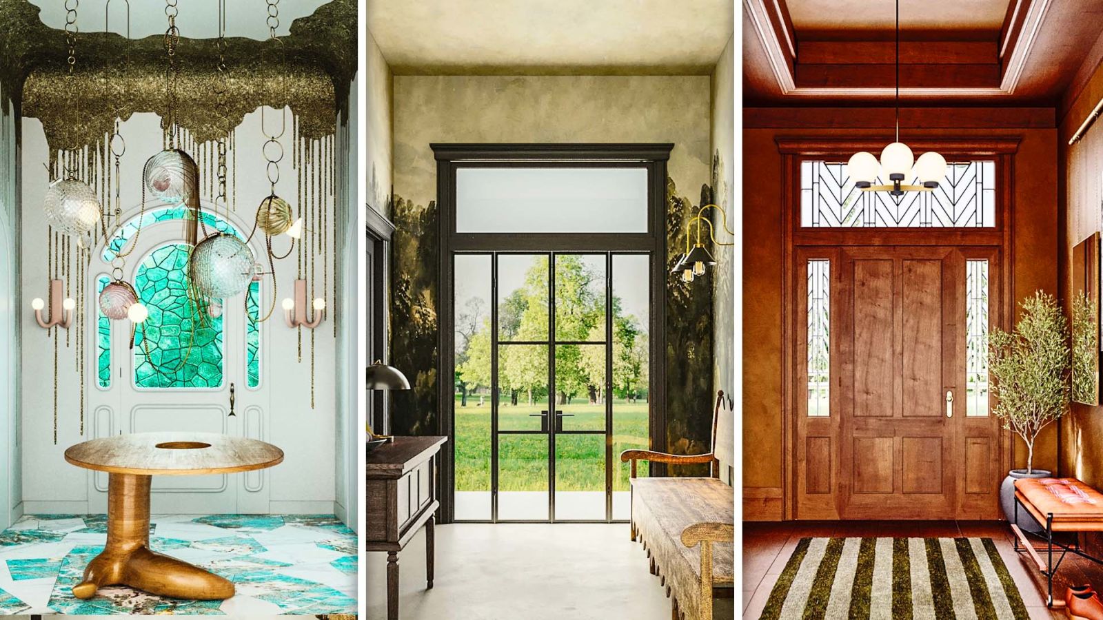 3 Interior Designers Transform The Same Foyer