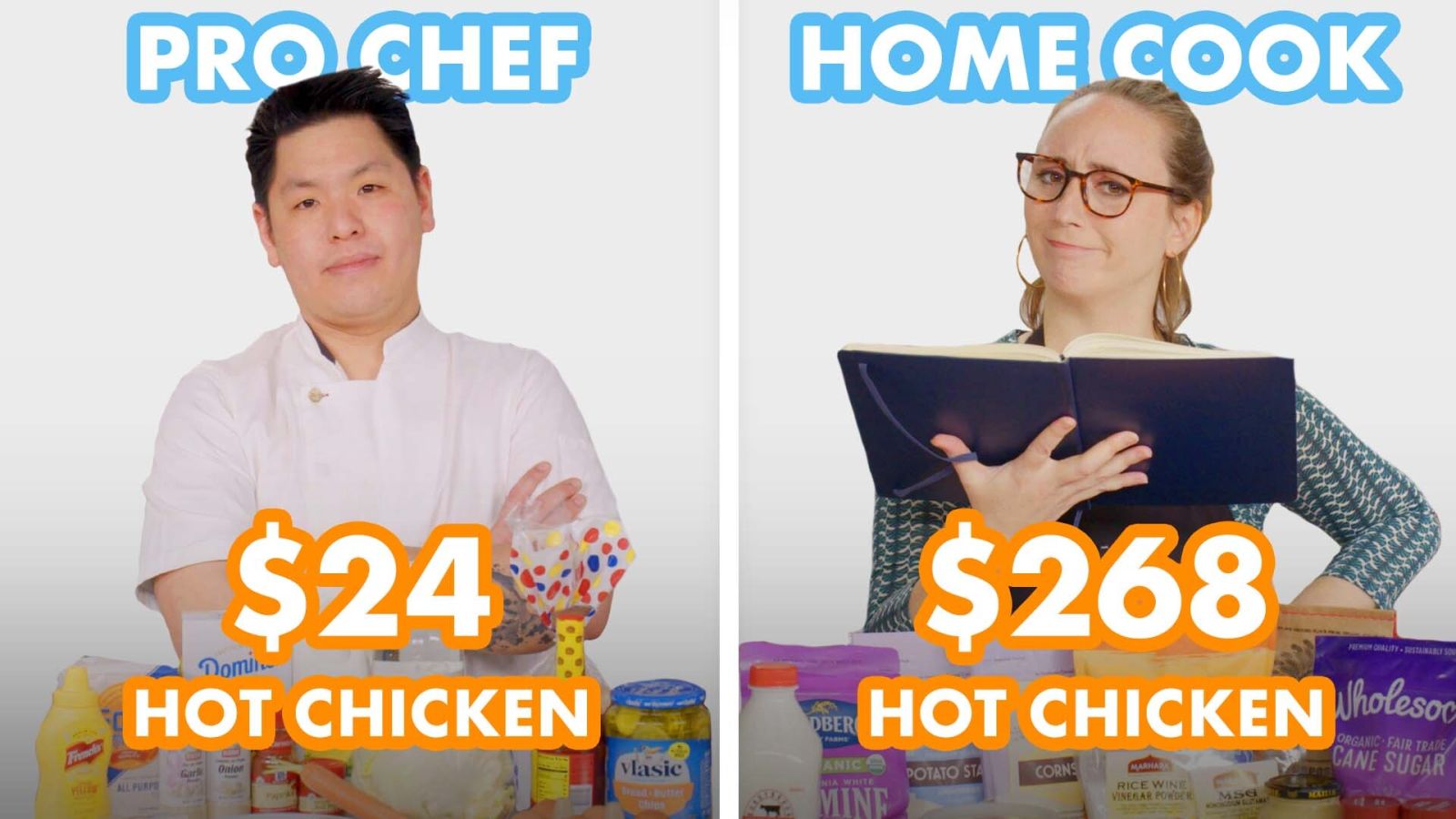 $268 vs $24 Hot Chicken: Pro Chef & Home Cook Swap Ingredients