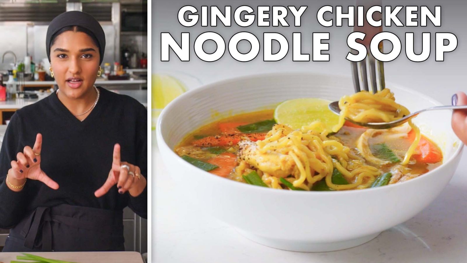 Zaynab Makes Gingery Chicken Noodle Soup
