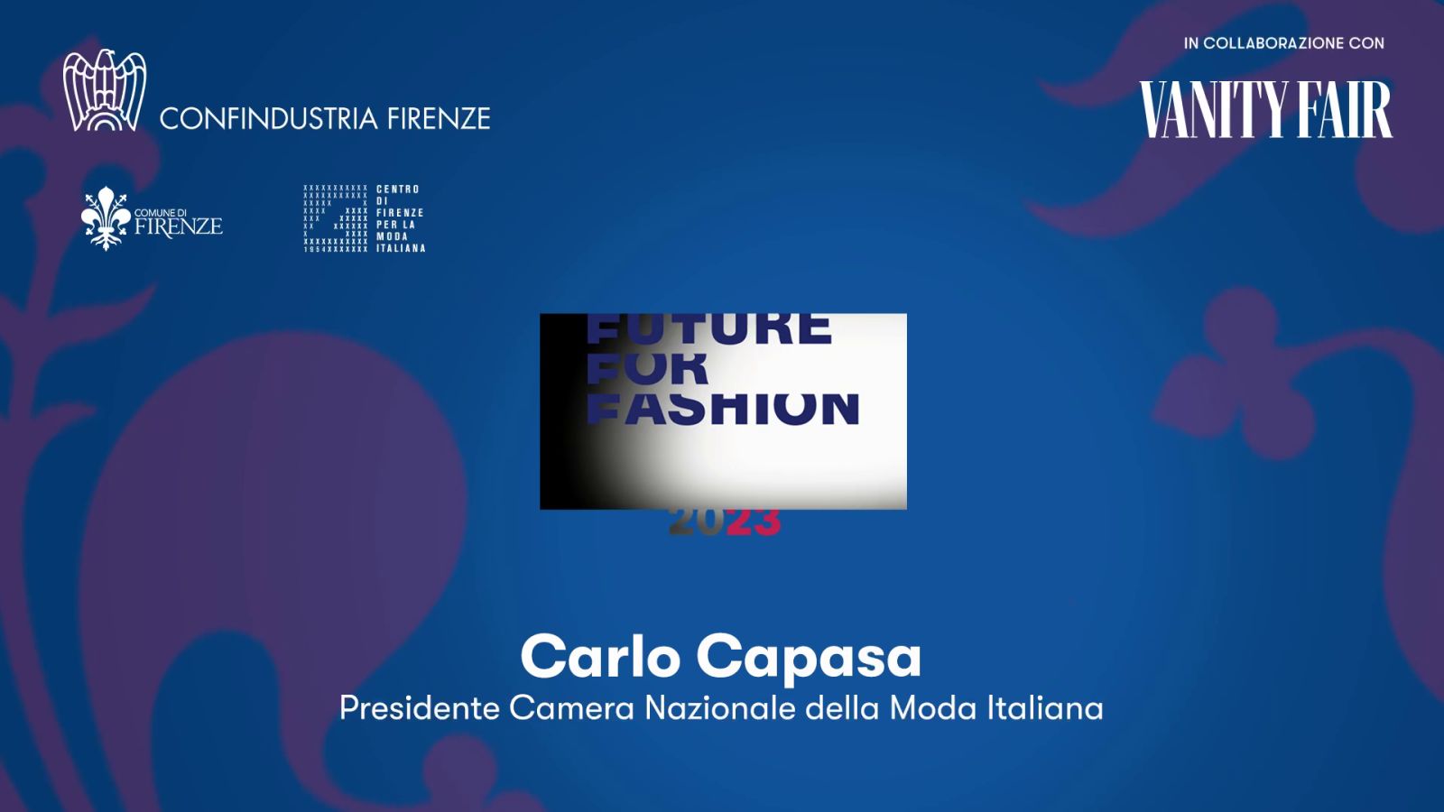 Future for Fashion 2023 - Carlo Capasa