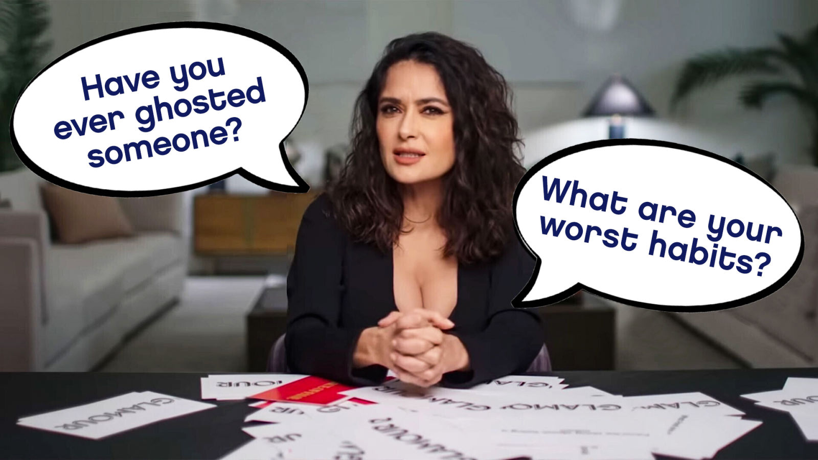 Salma Hayek Pinault Answers WAY Too Many Questions