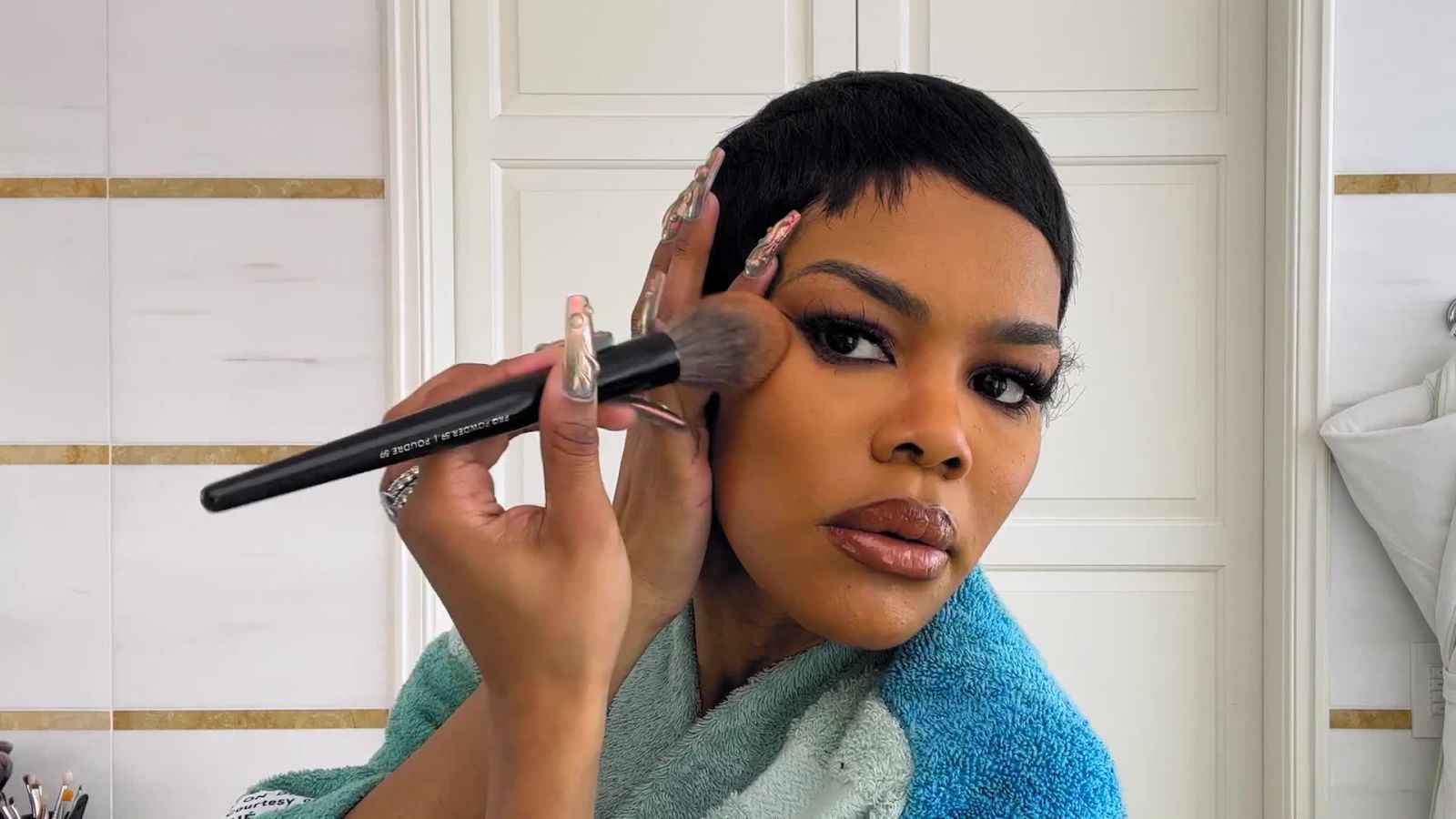 Watch Teyana Taylor Do Her Triple Cleansing and Date-Night Makeup Routine