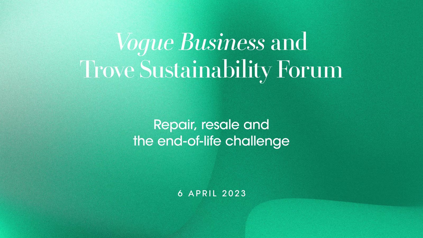 Repair, resale and the end-of-life challenge