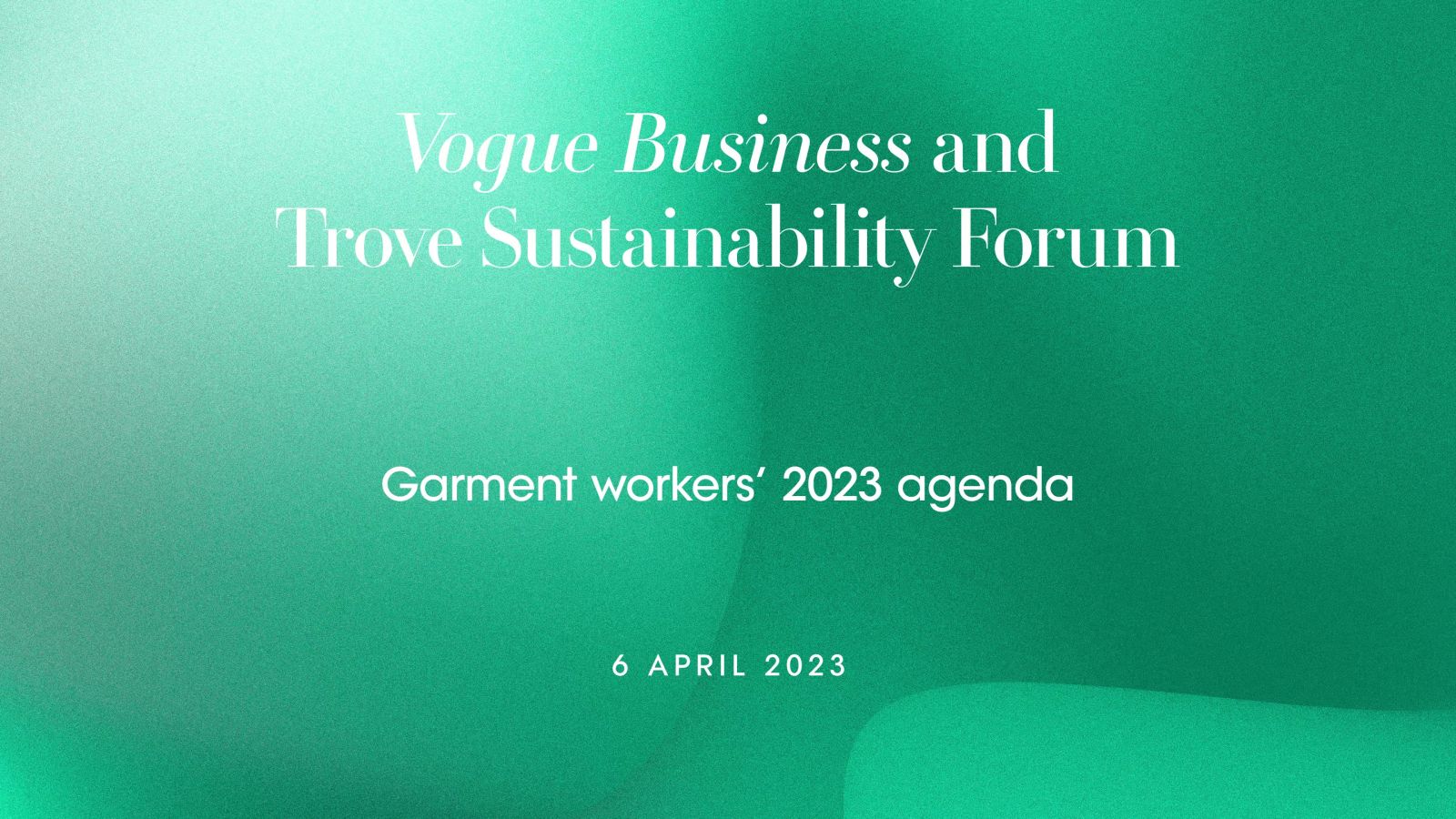 Garment workers’ 2023 agenda