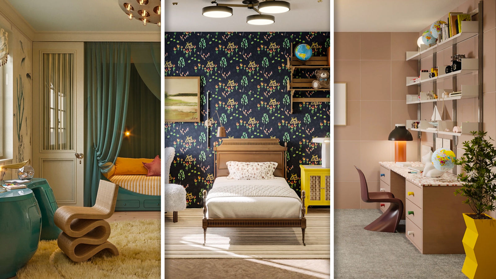 3 Interior Designers Transform The Same Kid’s Bedroom