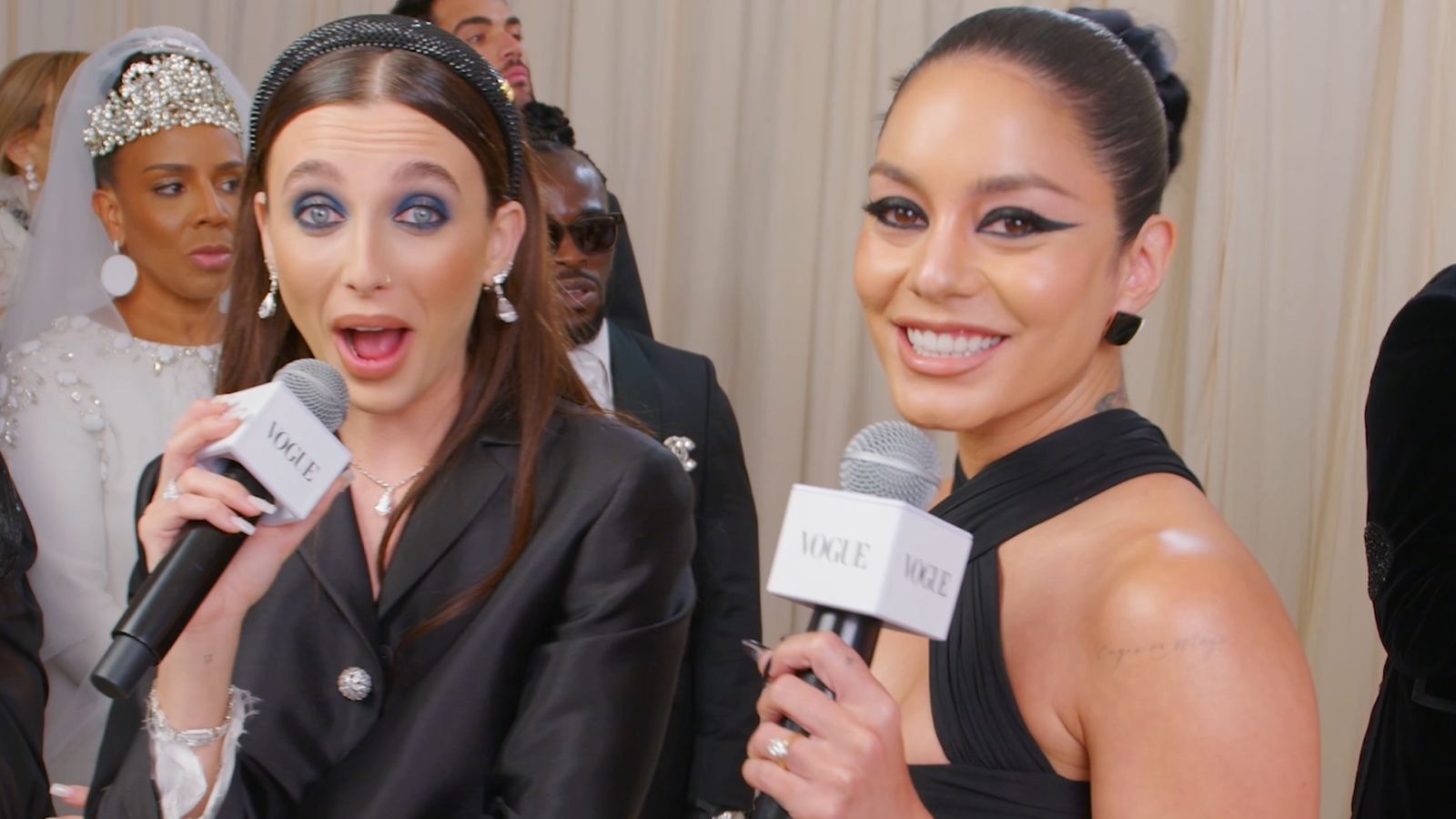 Vanessa Hudgens is Shocked By All the Met Gala "Iconic-ness" 