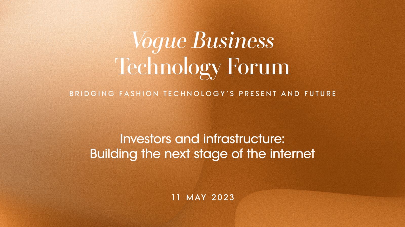 Investors and infrastructure: Building the next stage of the internet
