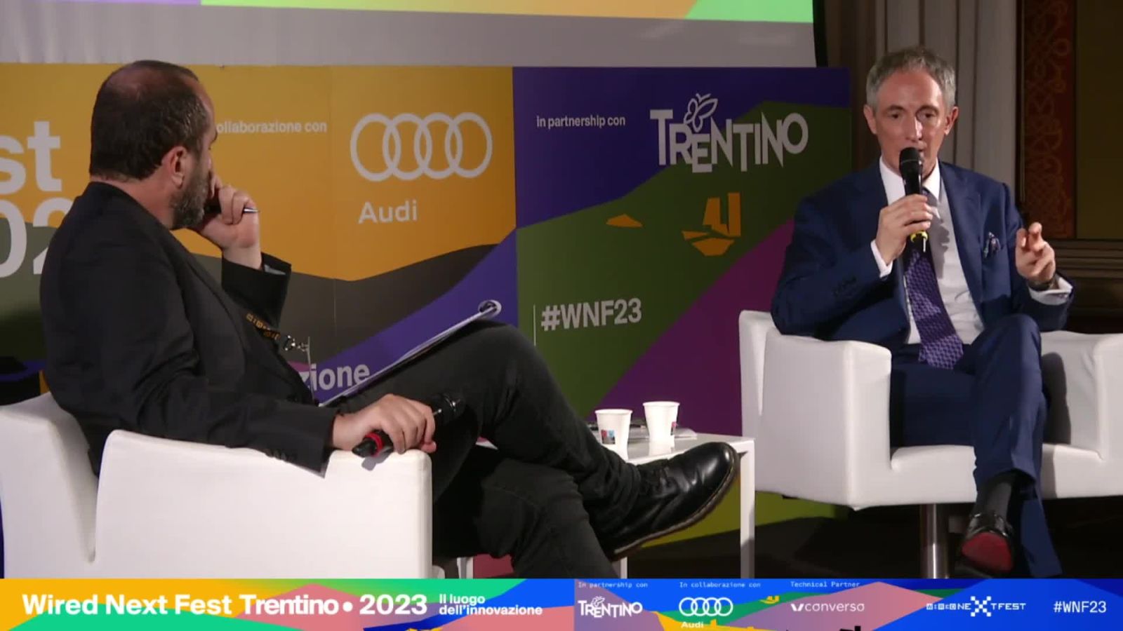 Diego Cattoni al Wired Next Fest 2023 Trentino: "Gli altri paesi vogliono introdurre alcune novità che noi italiani abbiamo realizzato 30 anni fa"