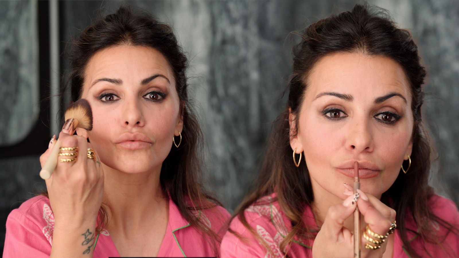  Mónica Cruz: maquillaje natural con eyeliner marcado | Secretos de belleza 