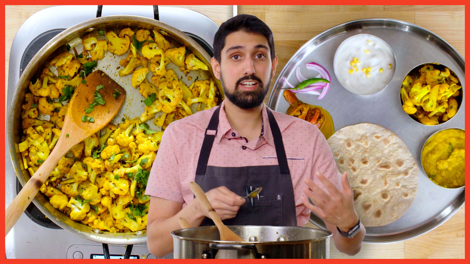 How an Indian Chef Makes a Traditional Thali Dinner