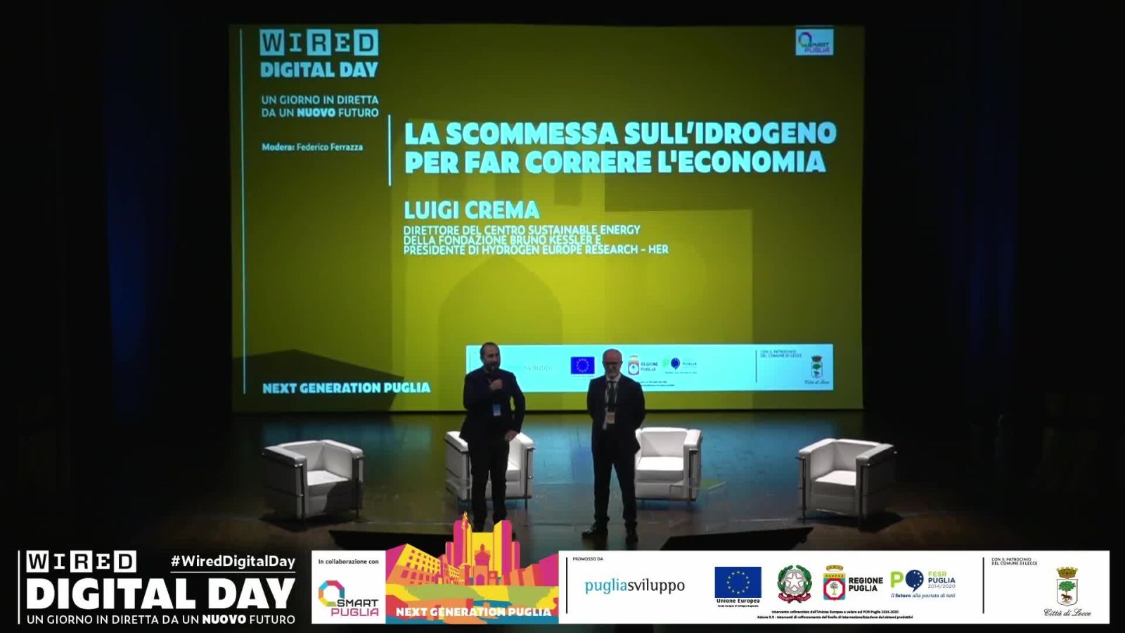 Luigi Crema al Wired Digital Day 2023: "Industria europea sull'ìdrogeno se la gioca con il resto del mondo"