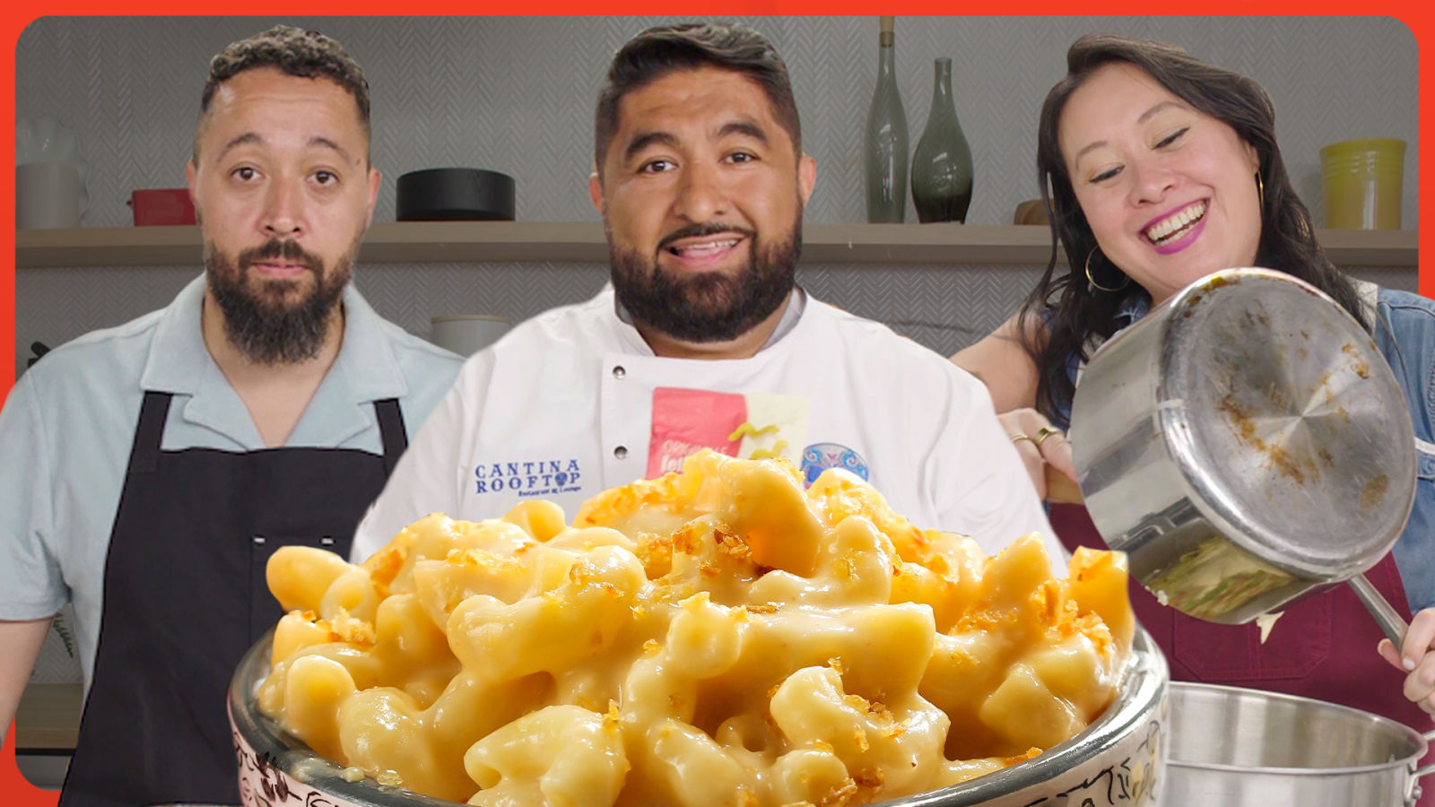 3 Chefs Try to Make Mac & Cheese with No Recipe