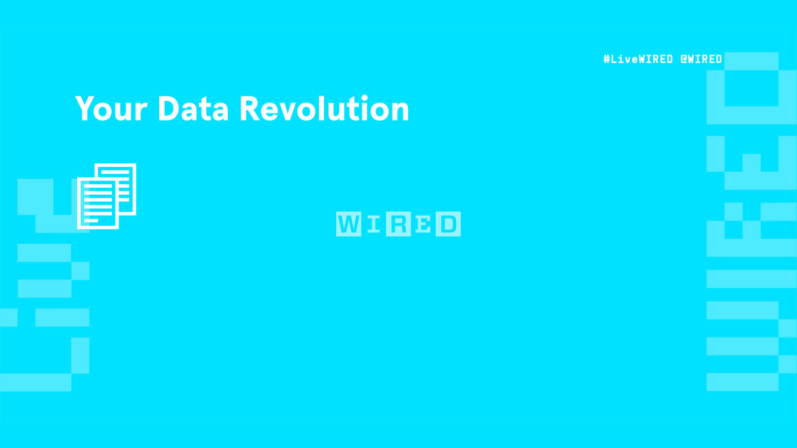 Your Data Revolution