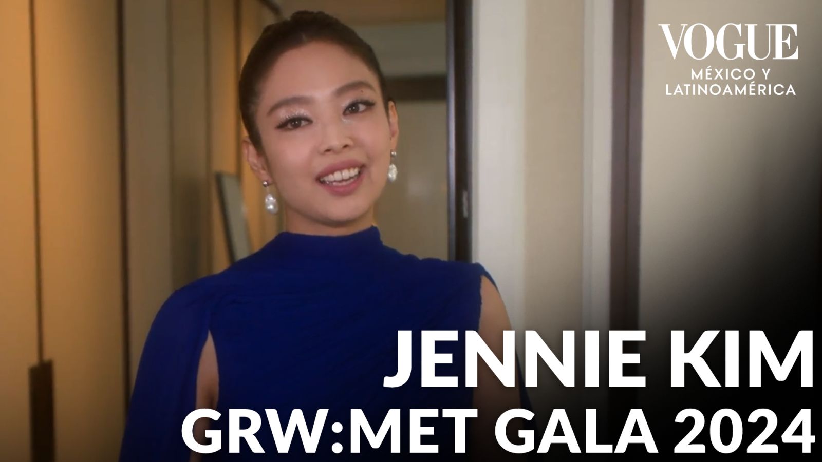 Jennie Kim se prepara para la MET Gala 2024