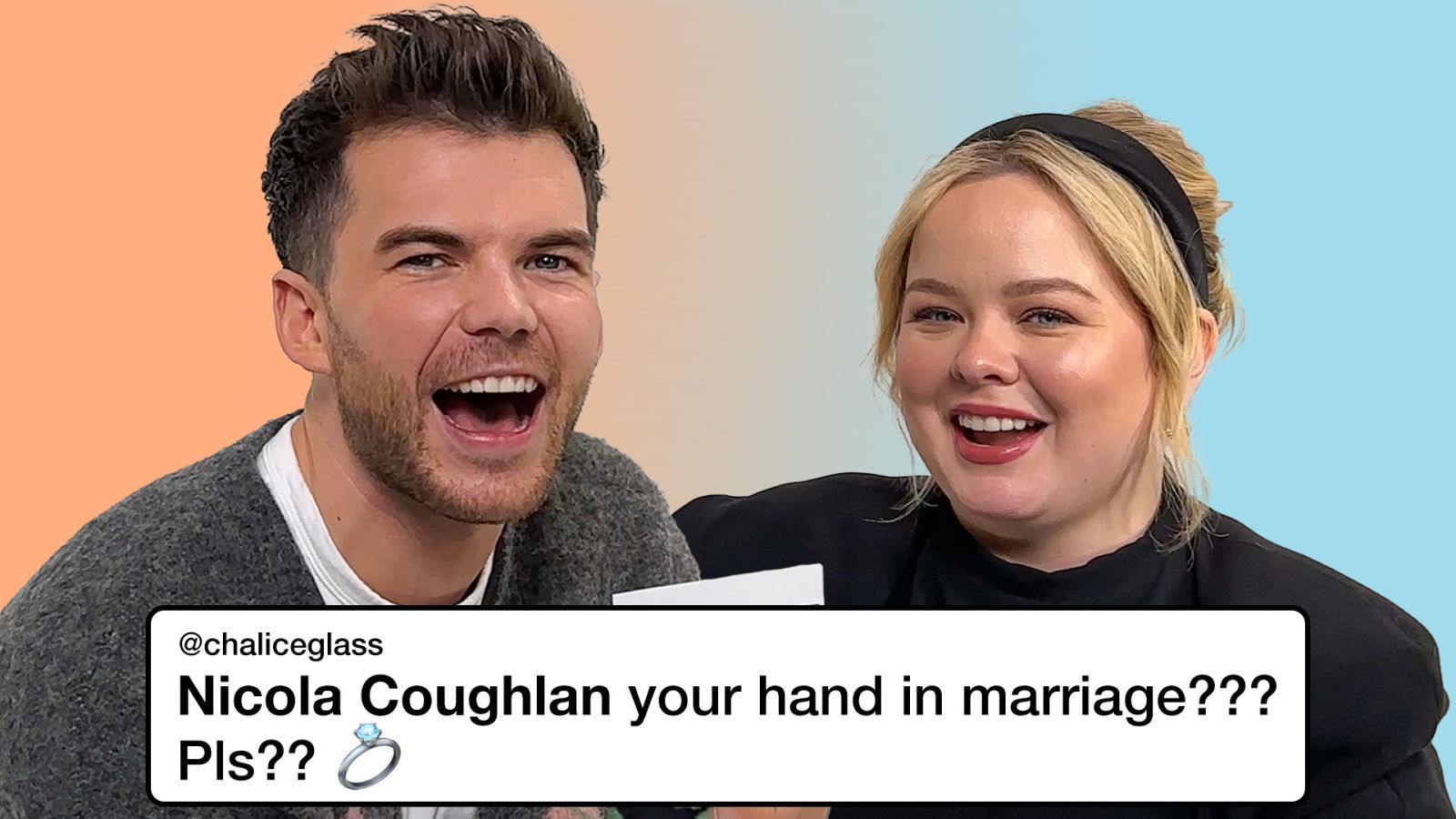 Bridgerton's Nicola Coughlan & Luke Newton Compete in a Compliment Battle