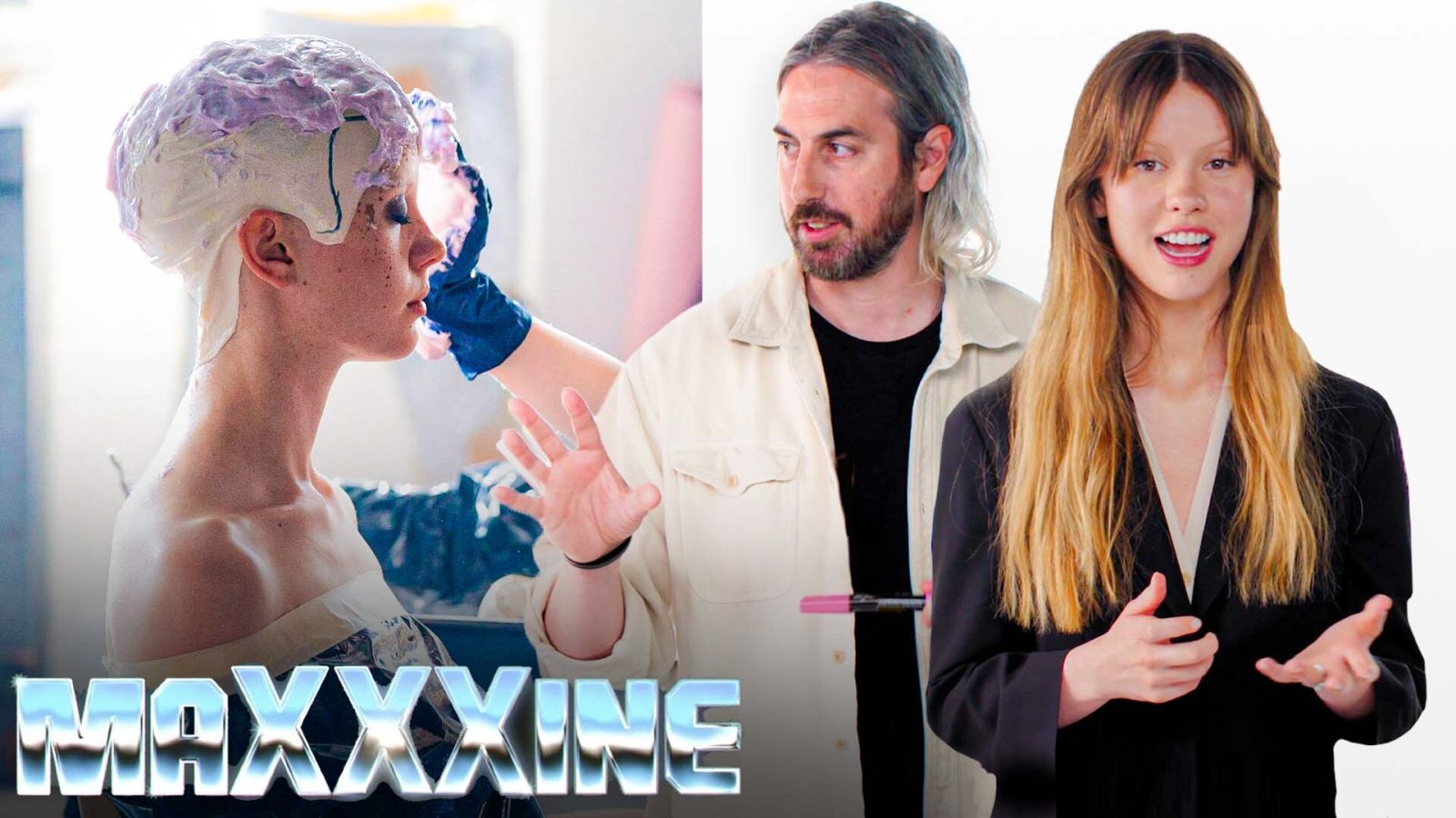 MaXXXine's Mia Goth & Director Ti West Break Down a Scene