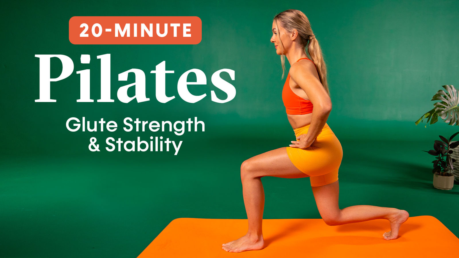 20-Minute Mat Pilates for Glute Strength & Stability (No Equipment)
