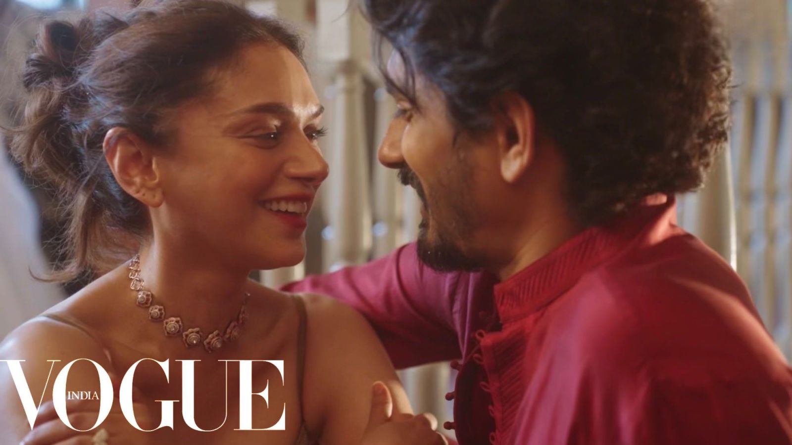 Go Behind the Scenes with Aditi Rao Hydari & Siddharth for the Vogue Wedding Cover shoot | Vogue India