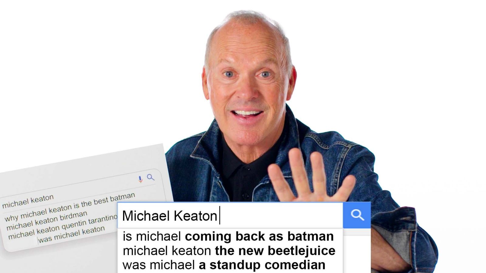 Michael Keaton Answers The Web's Most Searched Questions