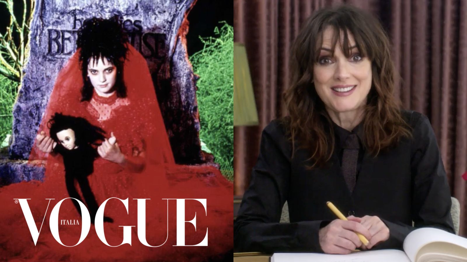 Winona Ryder racconta i suoi 15 look più iconici: da 'Beetlejuice' a 'Stranger Things'