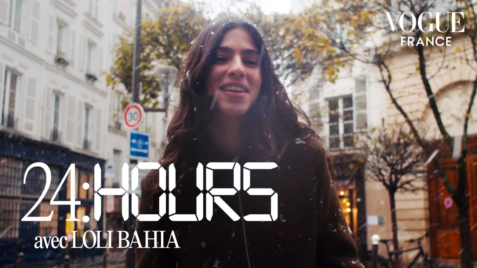 24H avec Loli Bahia à Paris (sous la neige)