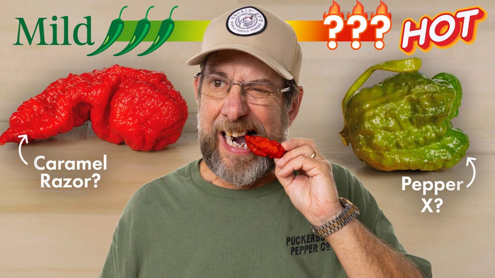 ‘Pepper X’ Creator Ed Currie Blind Tastes 12 of The World’s Hottest Peppers
