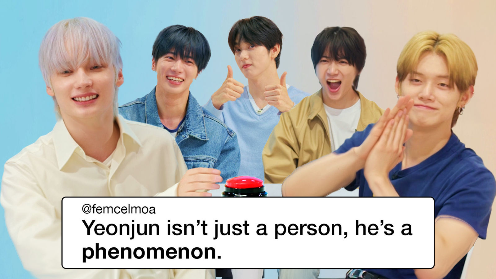 TXT Competes in a Compliment Battle