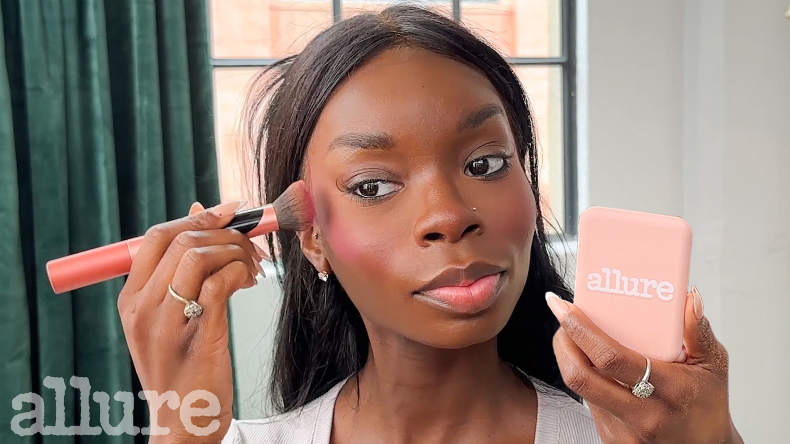 Love Island's Olandria Carthen's 10-Minute Routine for a Bright, Blushy Look 