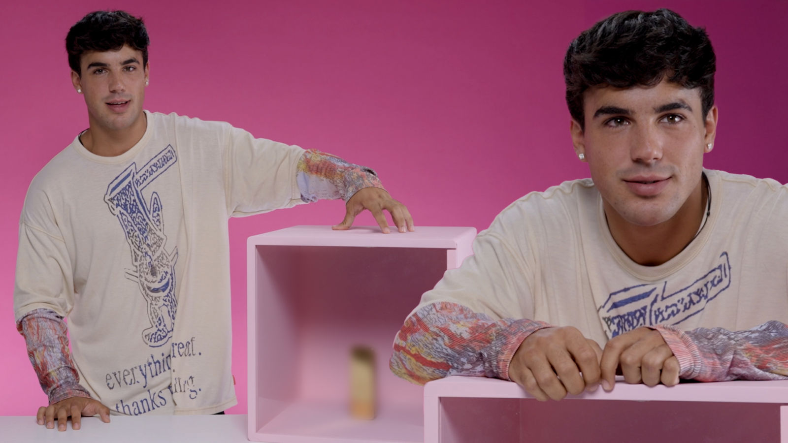 Óscar Casas se enfrenta al test de perfumes