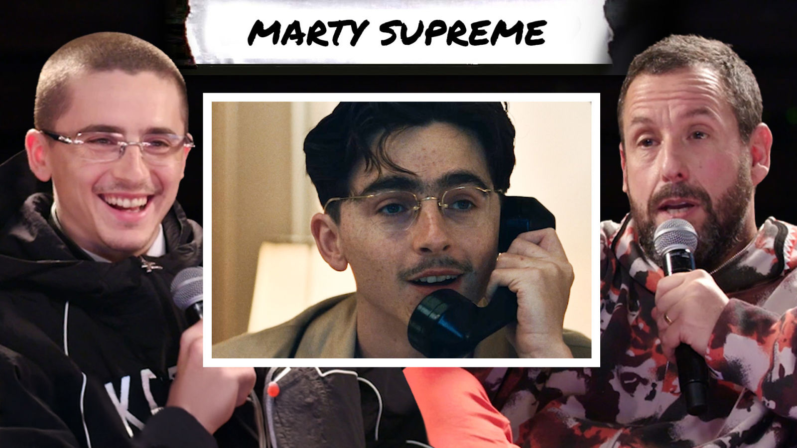 Timoth&eacute;e Chalamet & Adam Sandler Rewatch 'Dune,' 'Uncut Gems,' 'Marty Supreme' & More